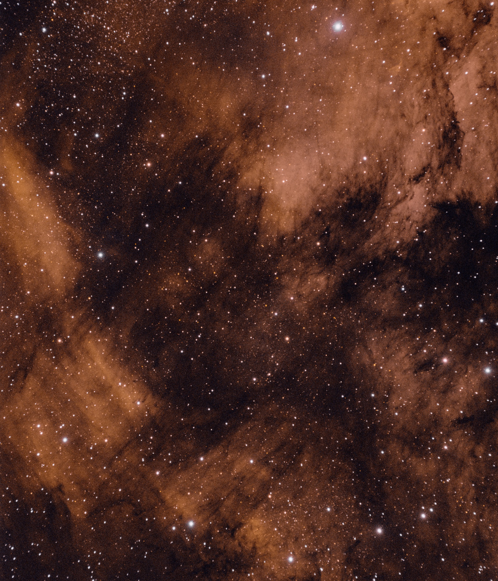 Cygnus Wall near the North America Nebula