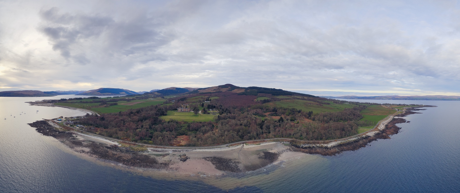 Highland Boundary fault, Castle Toward, Cowal, Argyll