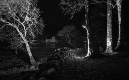 Kilchurn Castle by Night