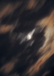Moon through Clouds