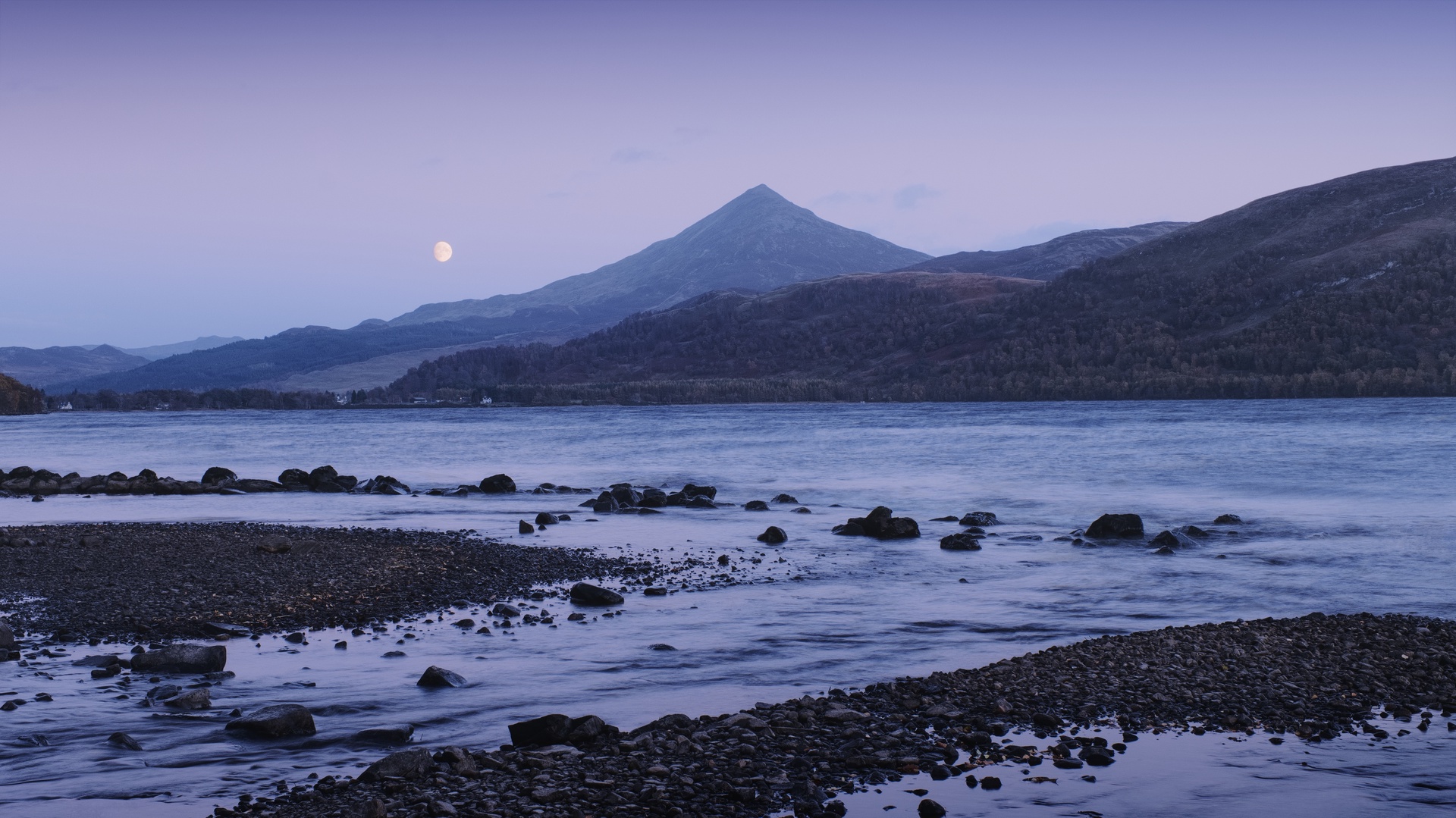 Moonrise, Schiehallion, Loch Rannoch